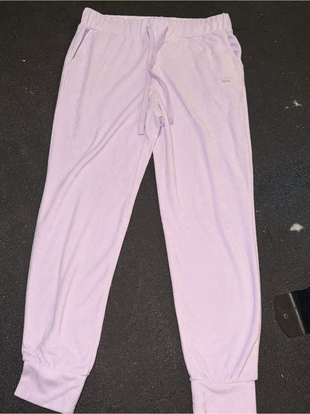 Juicy Couture Girls Lavender Drawstring Joggers